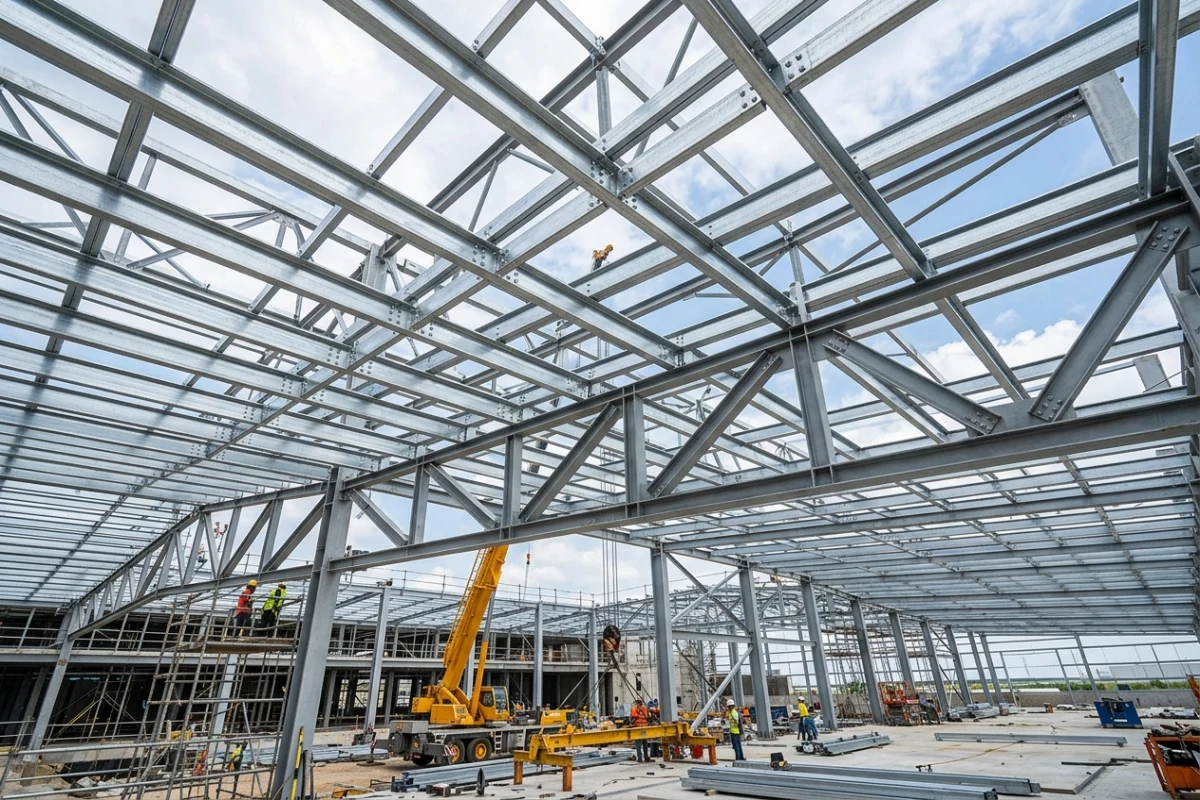 Galvanizli C ve Z aşık profili çatı sandviç panel taşıyıcı alt konstrüksiyon aşık montajı